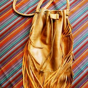 Daxleathers Original. Boho tassle bag
